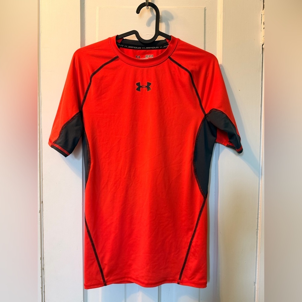 Under Armour Scarlet orange Compression Top